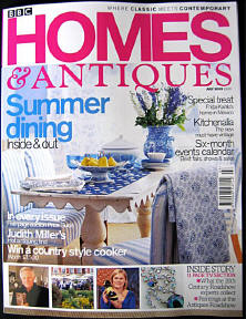 Home and Antiques Magazine article front cover