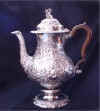 Sterling Silver Coffee Pot, George IV, Joseph Angel, 1822